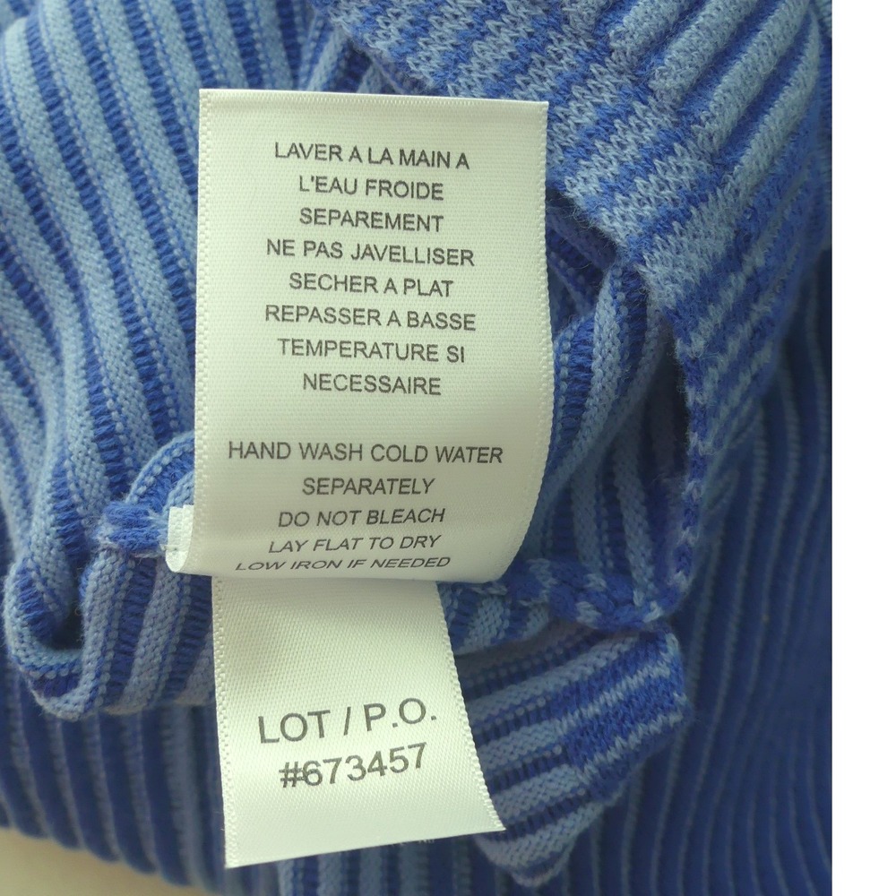 Tribal Jeans Womens Blue Striped Turtleneck Sweater Cotton Blend 5933O-4814 M - Picture 5 of 7